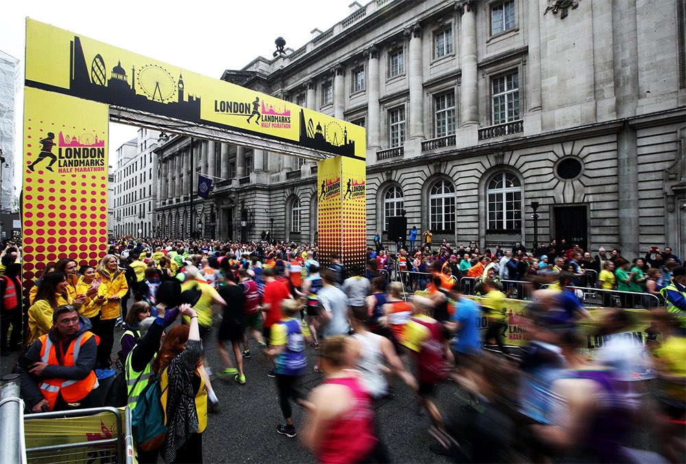 Good luck to our #londonlandmarks half marathon runners today, they have raised over £1,400 between them for our cause! 💛