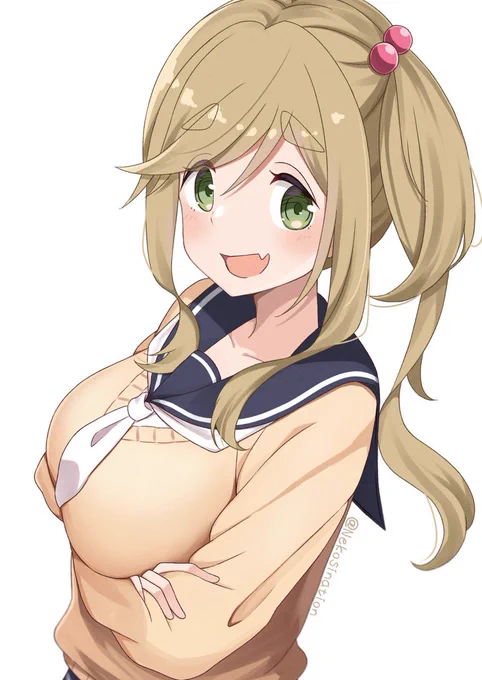 腕組みイヌ子#ゆるキャン #犬山あおい 
