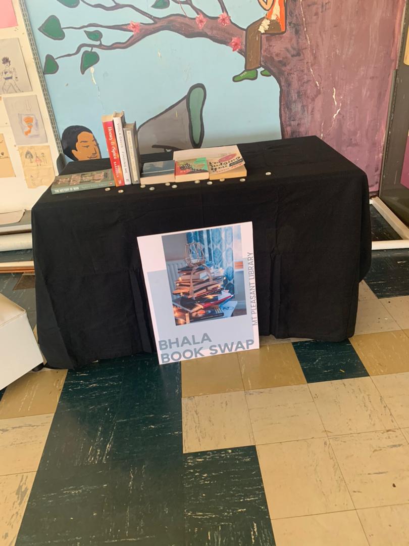 BhalaWriters's tweet photo. We hosted our first ever in-person #BhalaWriters event! Thank you to everyone who came through - whether for the book swap or the reading in the #QuietCorner or both📚
#WritingCommunity #ComeWriteAlong #DoTheWriteThing #locallibrary https://t.co/hqOvIR1BLQ
