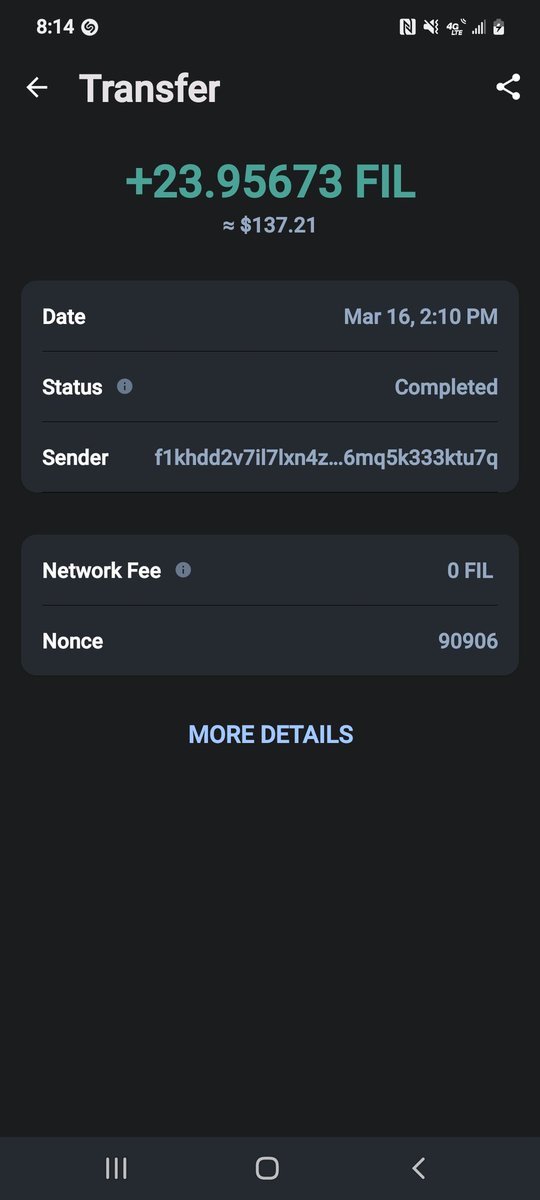 <a href="/BinanceHelpDesk/">Binance Customer Support</a> <a href="/cz_binance/">CZ 🔶 BNB</a> Few weeks ago, I transferred 24 fil from my Binance to my trust wallet, I got the notification on trust wallet but I didn't see the funds on my trust wallet filcoin balance. I scanned the transaction on filecoin explorer, the trx status showed 
SysErrOutOfGas