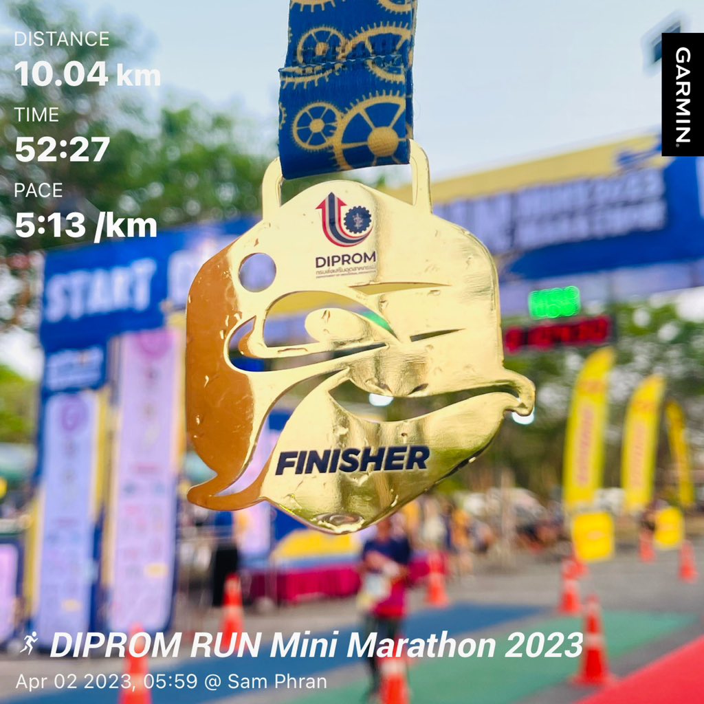 PhontakornW's tweet photo. ภาพงานวิ่ง DIPROM Run Mini Marathon 2023 🏃🏻🏃🏻♂️เมื่อช่วงเช้าที่สวนพุทธมณฑล สายสี่ 🥰😍#thairun #thairunฮับความสุขนักวิ่ง #วิ่งไหนดี #wingnaidee #วิ่งไหนกันปั่นไหนดี #beatyourself #beatyesterday #garminfenix6X #nikethailand https://t.co/9fLlQTnWZh