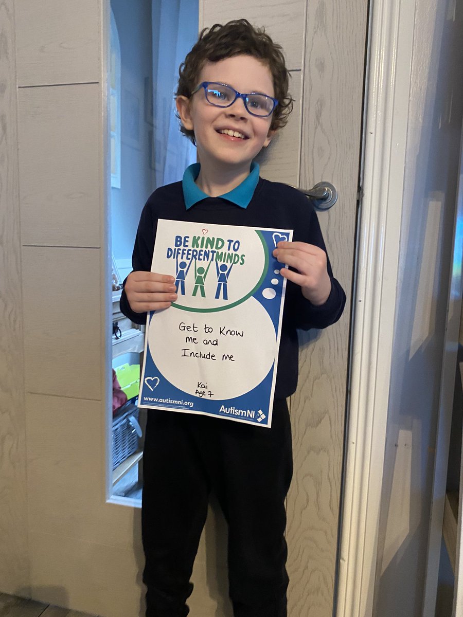 Kai’s message 💙🧩
#bekindtodifferentminds #AutismAcceptanceDay #AutismAcceptanceWeek @AutismNIPAPA