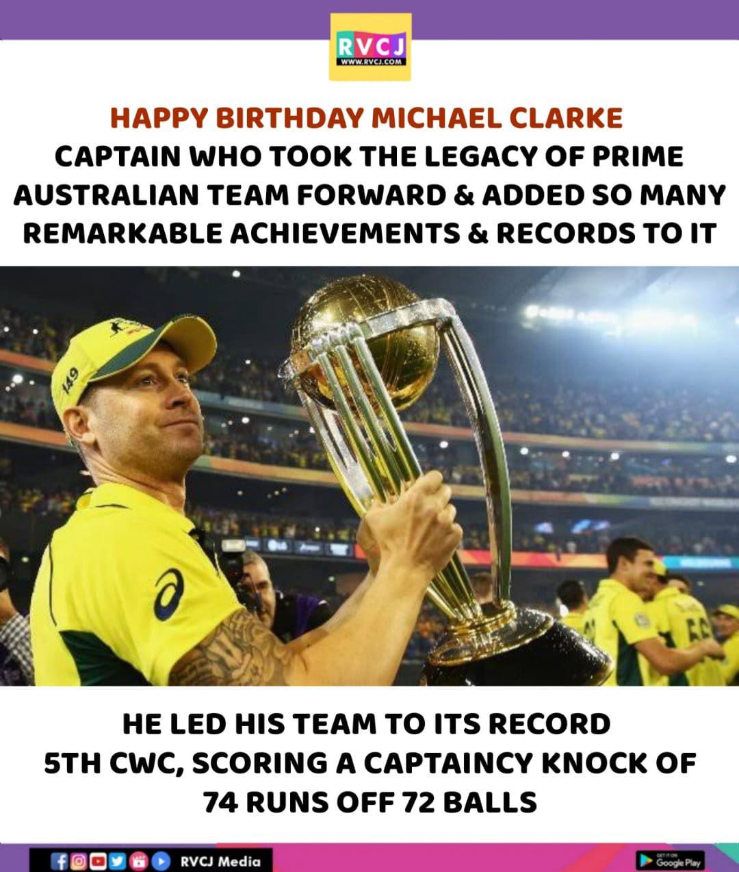 Happy birthday Michael Clarke! <3    