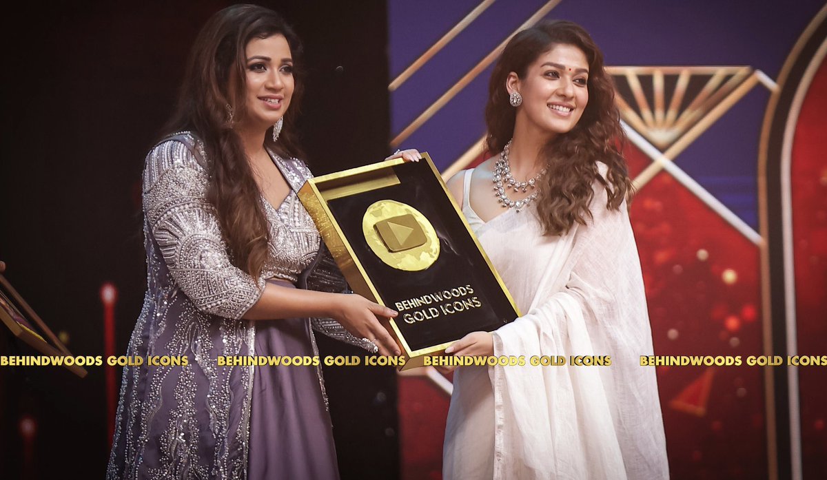 NayantharaU's tweet photo. This one at #BehindwoodsGoldIcons #BGI2023 👍 https://t.co/qn7DwOeuou