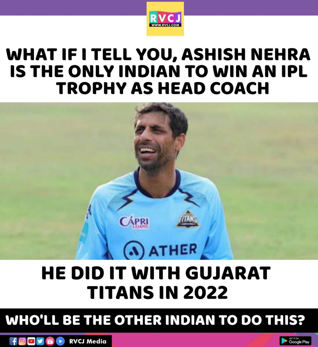 Who will be the other indian to do this? 

#AshishNehra #GT #IPL2022 #Cricket