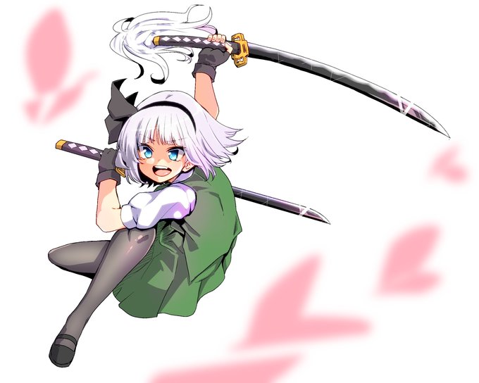 10年ぶりに妖夢描きました。 