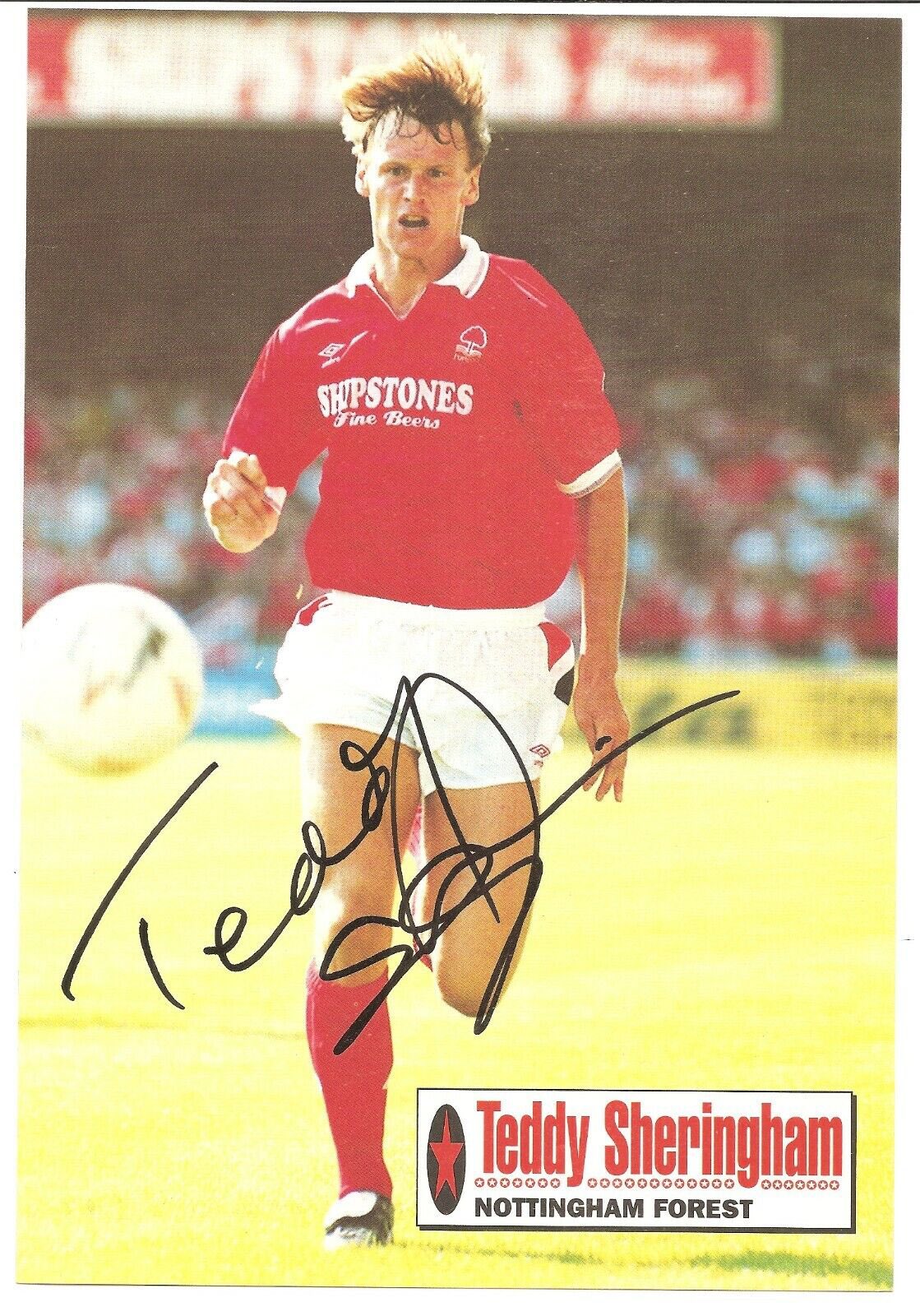 Happy Birthday Teddy Sheringham one of the cleverest footballers to ever pull on a Garibaldi shirt 