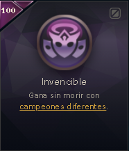 HecZazo's tweet photo. Hola @lol_es, ¿me podrías decir cuanta gente ha conseguido el desafío de Invencible? Gracias https://t.co/zRh4LZZx4z