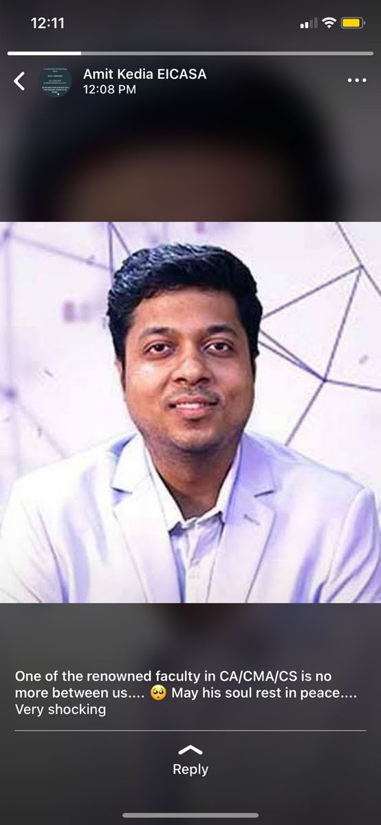 imverma_'s tweet image. #CAmohitagarwal

Rip sir...
#mepl