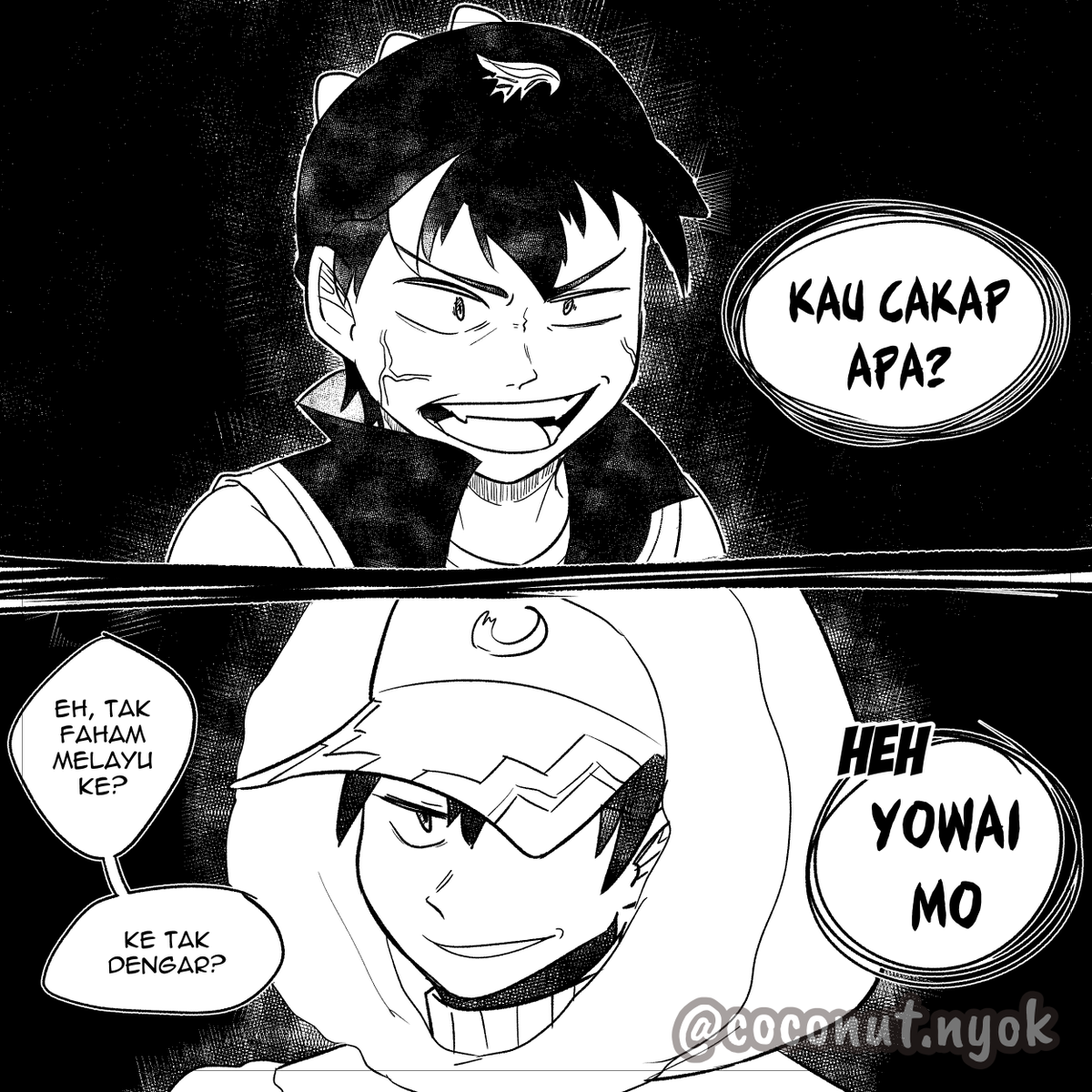 CoconutNyok's tweet photo. Every time how a fight between BoBoiBoy elementals started.

Sorry, I got lazy on the last page.

#boboiboyGalaxy https://t.co/DGH0hcehHN