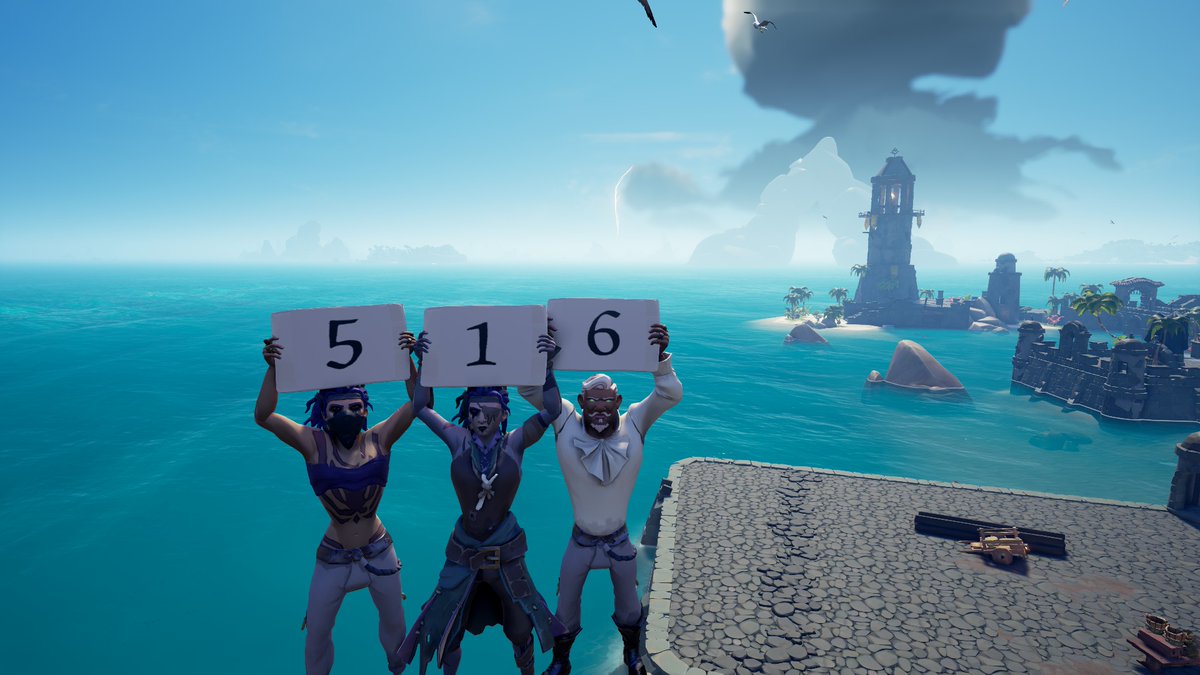 its_durp's tweet photo. What do you do if you hold the @SeaOfThieves #KegStack Record (1,169Kegs) and the #StoolStack Record (314Stools)?
Obviously you take on the #ChickenStack Record and set that at 516 Chickens.
Myself, @EBacon1Gaming & @engelby_ are all now Triple Record Holders.
#BeMorePirate https://t.co/dZpVytITBC