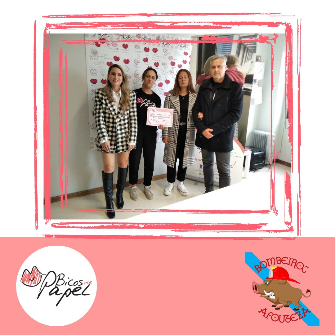 🚒Hemos recibido el donativo por la venta del calendario 2023 de @bombeirosafouteza

👨‍🚒¡Muchas gracias a todos los implicados, a quiénes habéis comprado el calendario y a todos los que hacéis posible obras tan bonitas como esta.

👩‍🚒 Vuestra labor hacia nuestros peques es hermosa.