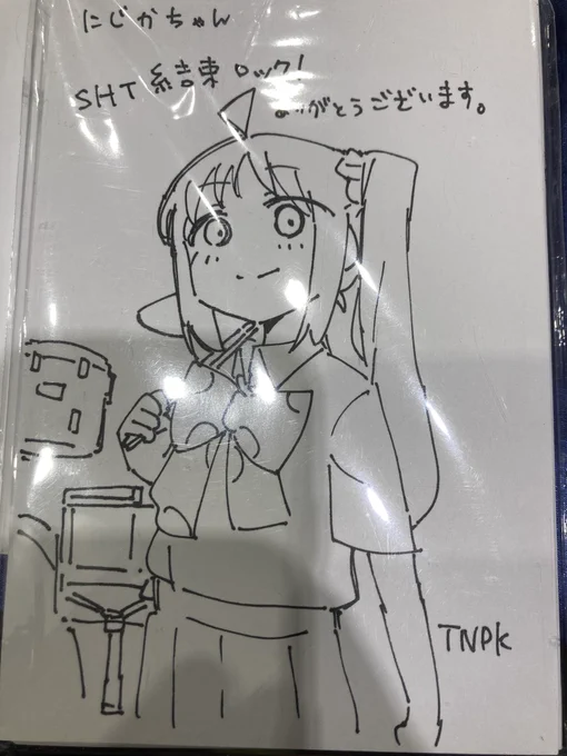 TNPKさんに描いてもらった虹夏ちゃん嬉しすぎる.. 