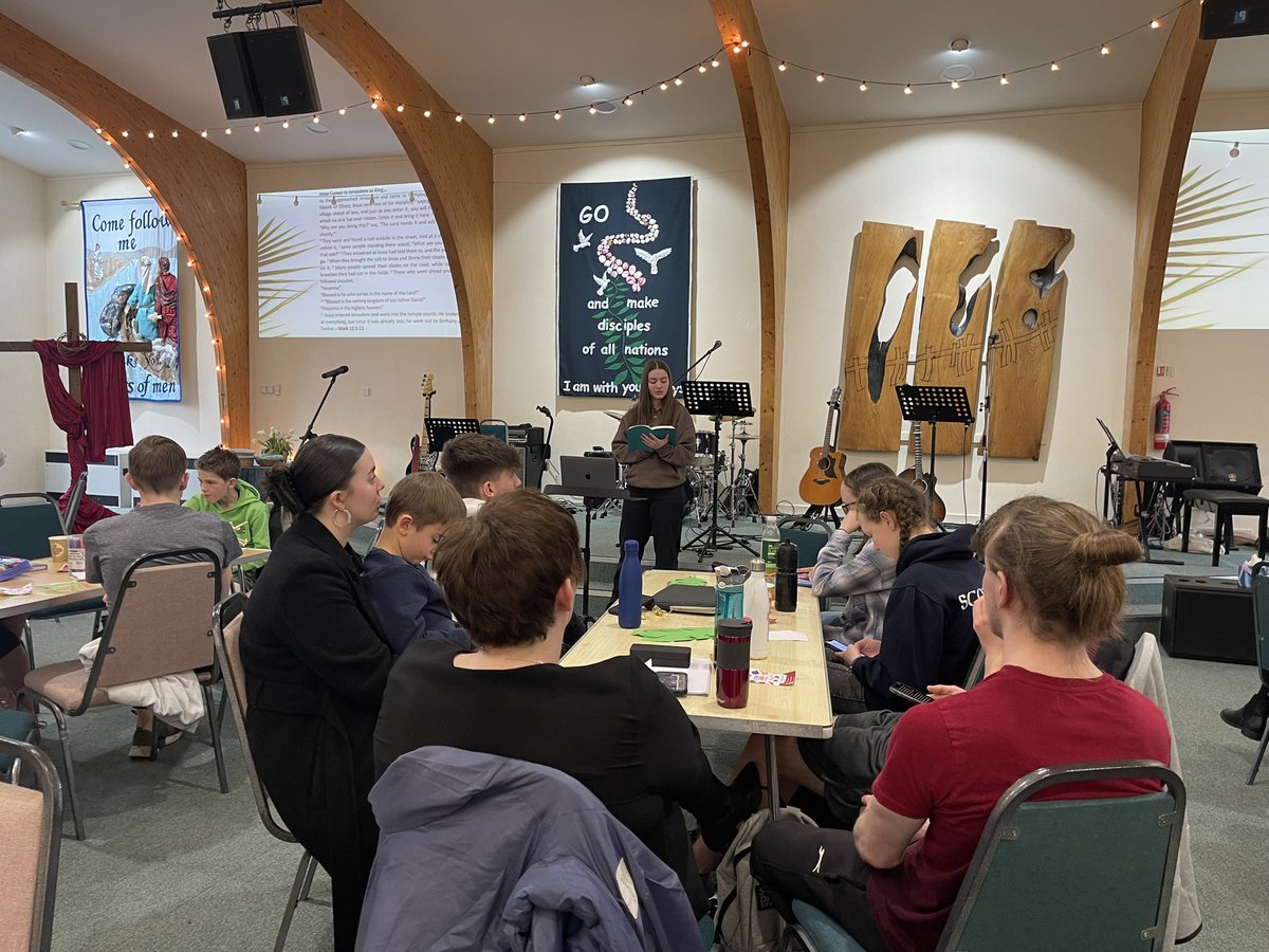 Abigail preaching from #Mark11 on #PalmSunday.