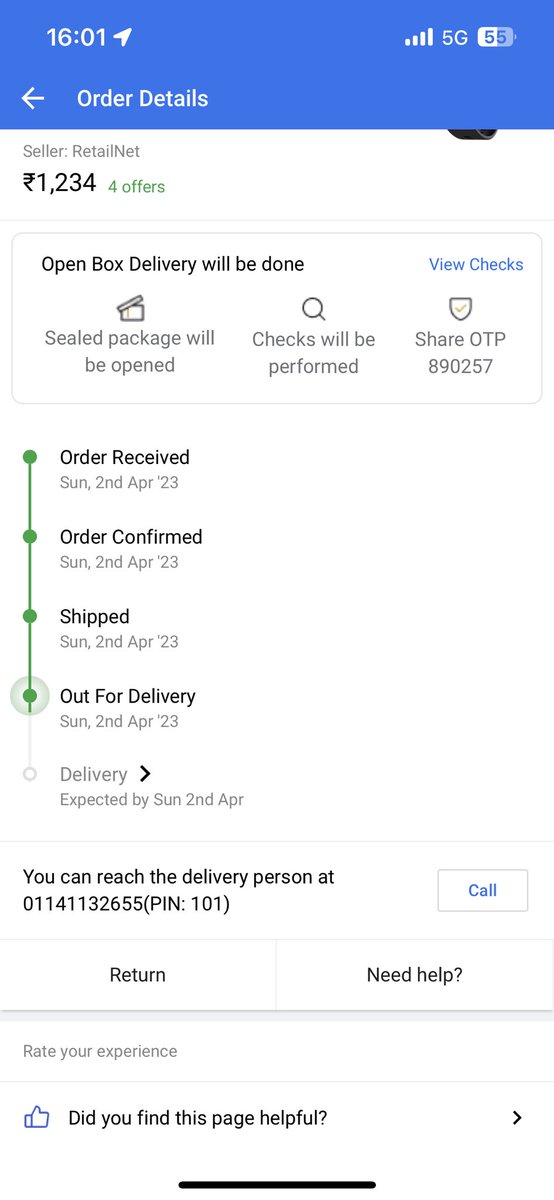SharmaS39's tweet image. Today my order was supposed to be delivered I called the contact number which I got from flipkart when will my order be delivered So the delivery partner is talking rudely and saying I am off today don't disturb me #FlipkartAtYourService #Flipkart