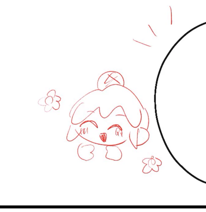 友達が描いたエマちゃんとロナ可愛い 