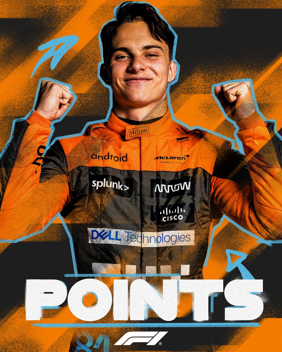 AUSSIE, AUSSIE, AUSSIE, OI, OI, OI!!!! 🇦🇺

Maiden points on the board for the hometown hero <a href="/OscarPiastri/">Oscar Piastri</a> 💪

A dream day at home in front of his adoring Aussie fans 😍

#AusGP #F1 <a href="/McLarenF1/">McLaren Mastercard Formula 1 Team</a>