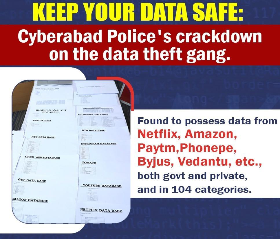 kurtika01's tweet photo. After Cyberabad Police unearthed data breach in India, personal information of 70 crore Indians has been revealed to have been stolen. #WeWantDataProtectionBill https://t.co/YfhIFffGuU