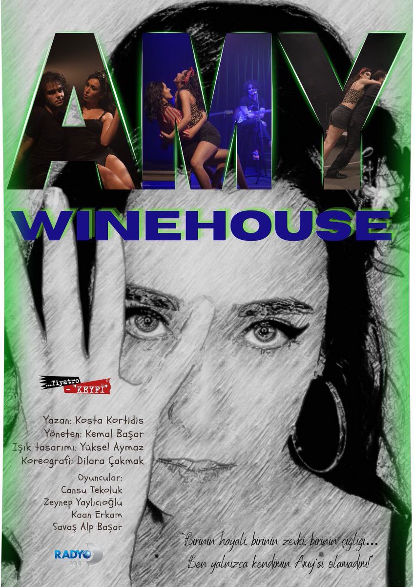 tiyatrokeyfi's tweet photo. 🎭AMY WINEHOUSE🎭Uluslararası Tiyatro Festivali için Güney Kore’ye gitmeye hazırlanan eserimiz…

📍14 Nisan Cuma 20.30, Maltepe Dragos Sahne

📍18 Nisan Salı 20.30, Caddebostan Kültür Merkezi

📍28 Nisan Cuma 20.30, Barış Manço Kültür Merkezi

🎫 Bilet:
https://t.co/6FrzuCnYrq https://t.co/JZoGqlrG5e