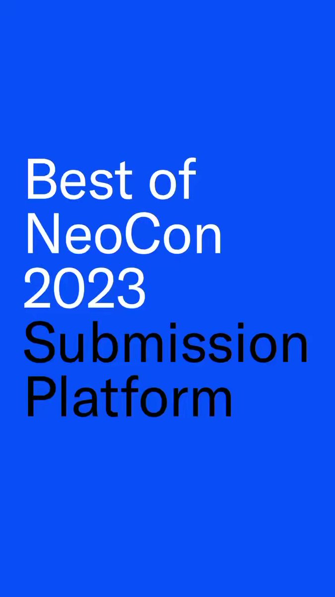 DesignApplause's tweet image. Due 19may  @neocon_shows Calling all #NeoCon2023 Exhibitors👉🏽 apply  #BestofNeoCon2023 Awards. da-is.us/3GbUc1j
 #TogetherWeDesign #NeoConExhibitor #NeoConCommunity #DesignStandsTogether da-is.us/3GbUdSV