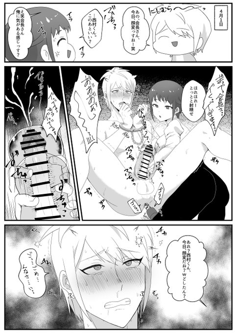 公式エイプリルフールネタの会西(エロ注意) 