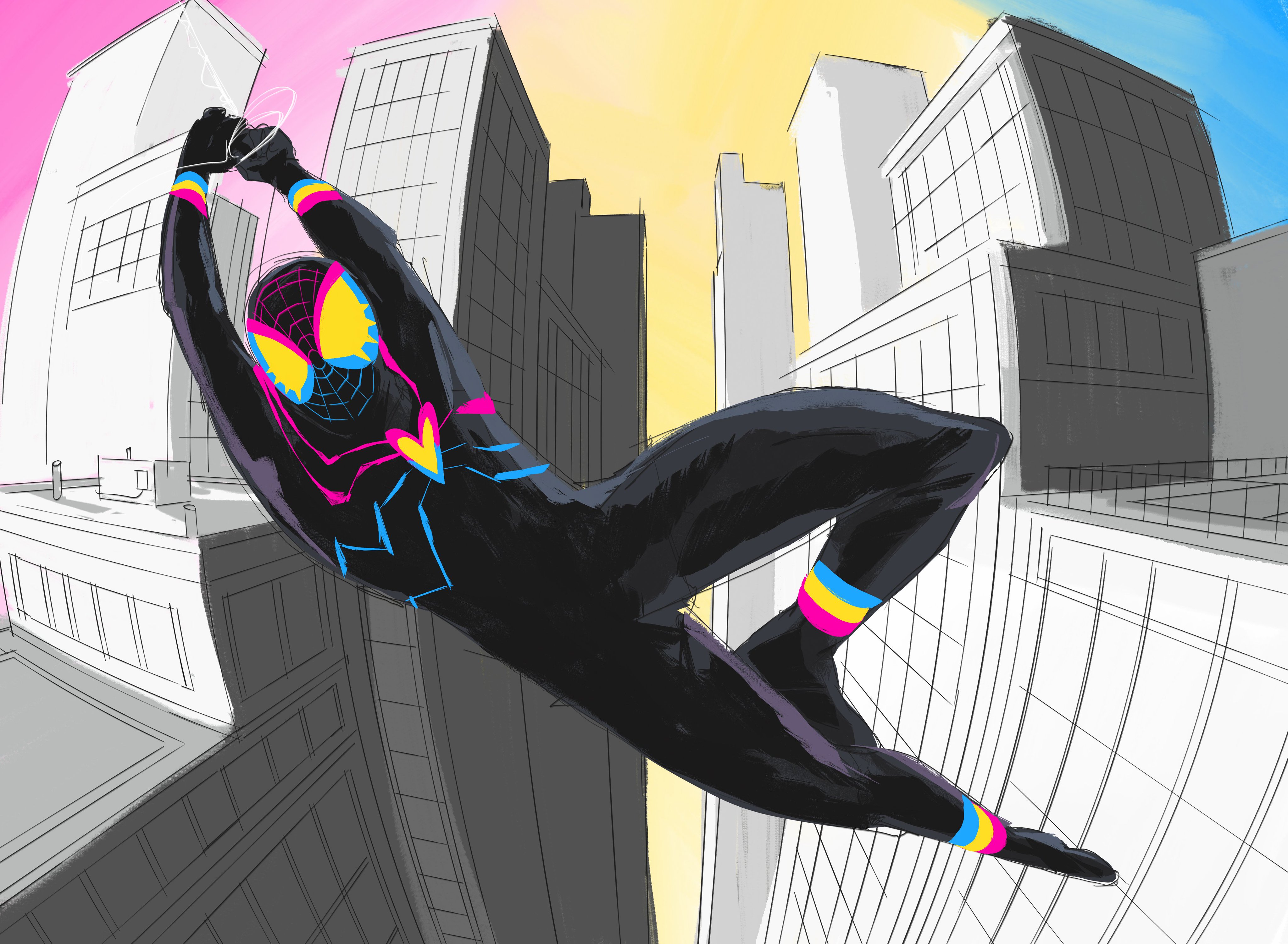 inky 🏳️‍⚧️♀️ on X: day 502 of drawing spider-man until across the  spider-verse comes out 16 days left. #spiderman #acrossthespiderverse   / X