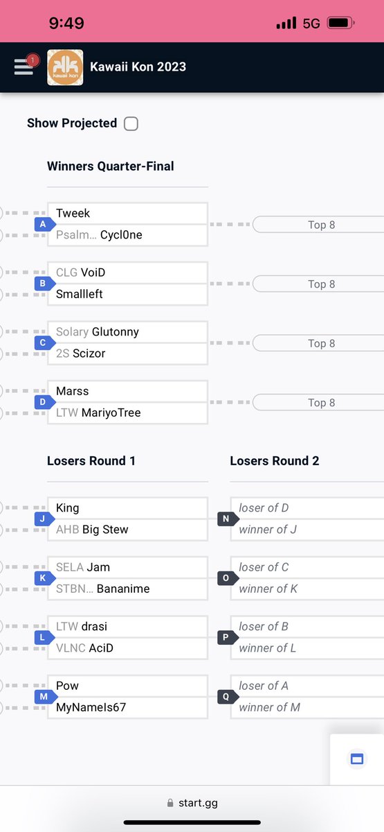 Top 16 for KKON23
Bracket will start tmmr (Sun) at 11 am HST
All of top 16 will be best of 5
twitch.tv/theodofaction