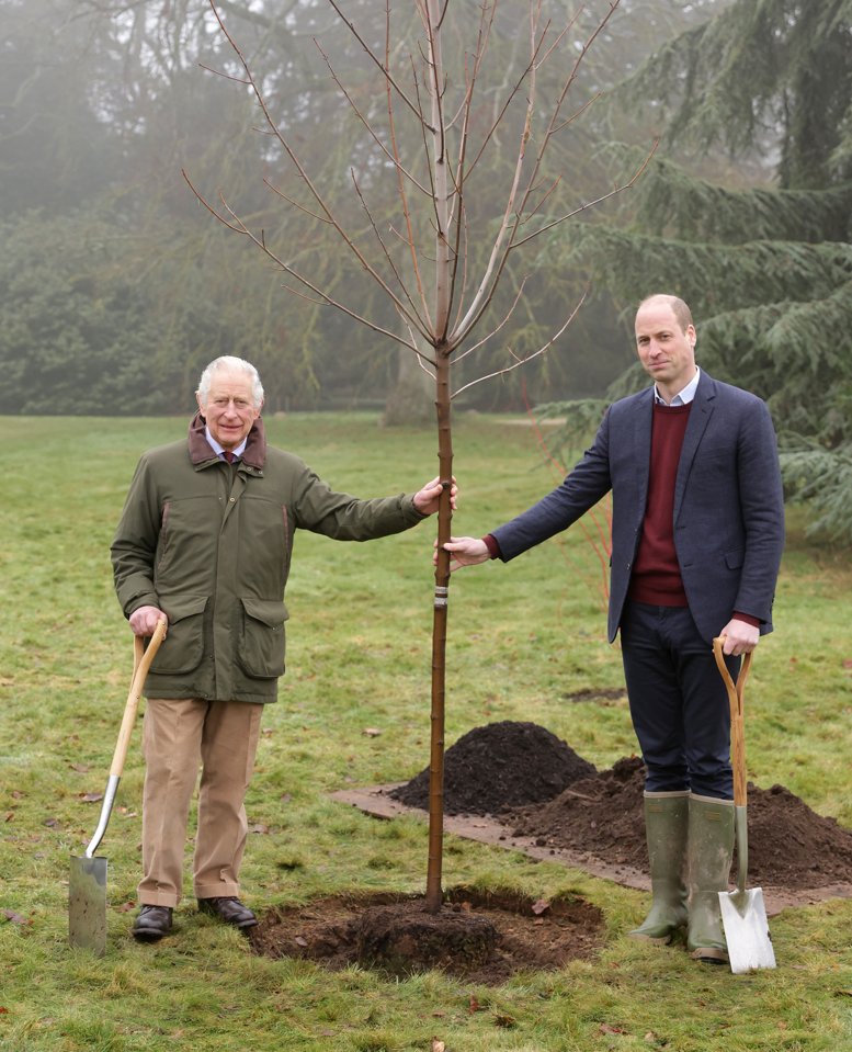 As the @QGCanopy project comes to end, The King and The Prince of Wales have planted an Acer tree in the gardens of Sandringham House – one of over 3 million that have been planted in Queen Elizabeth II’s name as part of the initiative. 📸 Chris Jackson