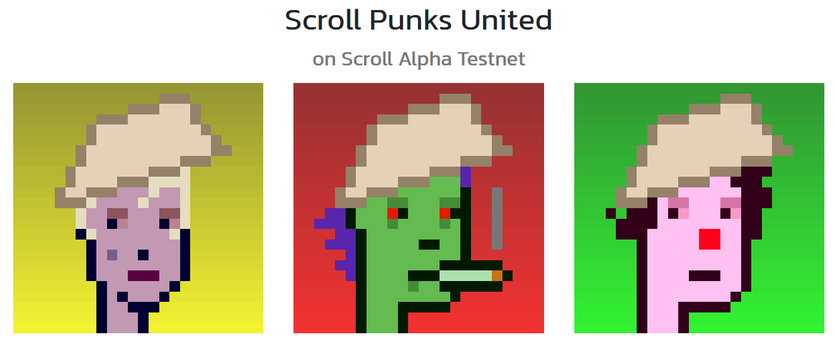 HaryWinston85's tweet photo. free mint scroll alpha testnet

https://t.co/2D5rXHPGsj

#Scroll #NFT #Mint #SCROLLPUNKS https://t.co/36FboavuwR