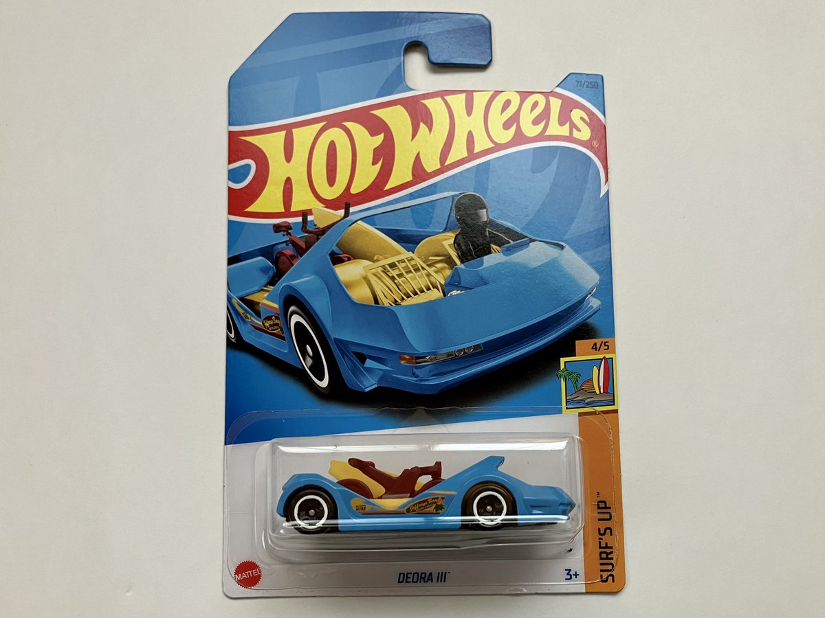 GarageMinicar's tweet photo. 2023年4月発売の #ホットウィール ゲットしてきました❗️

#ウニモグ はロードサービス仕様で登場。ブラウン×イエローの組み合わせが👍
DEORA Ⅲはオープンのボディにサーフボードやロードバイクが載っていて面白い!
#チャージャー はパトカーと思いきやTRACK PURSUITの文字が… ペースカーでしょうか? https://t.co/iXch3g6umA