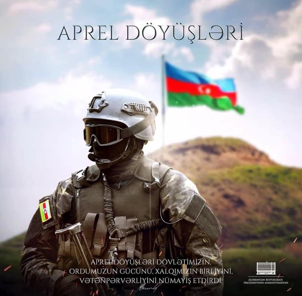 NazrinGasimova's tweet photo. Today marks the 7th anniversary of Four Day War in #Karabakh from April 2-5 in 2016. RIP to souls fallen for motherland.
The #Aprilwar was the first step of the great victory of the #Azerbaijani #Army over the enemy. https://t.co/4Oc2mxkxZw