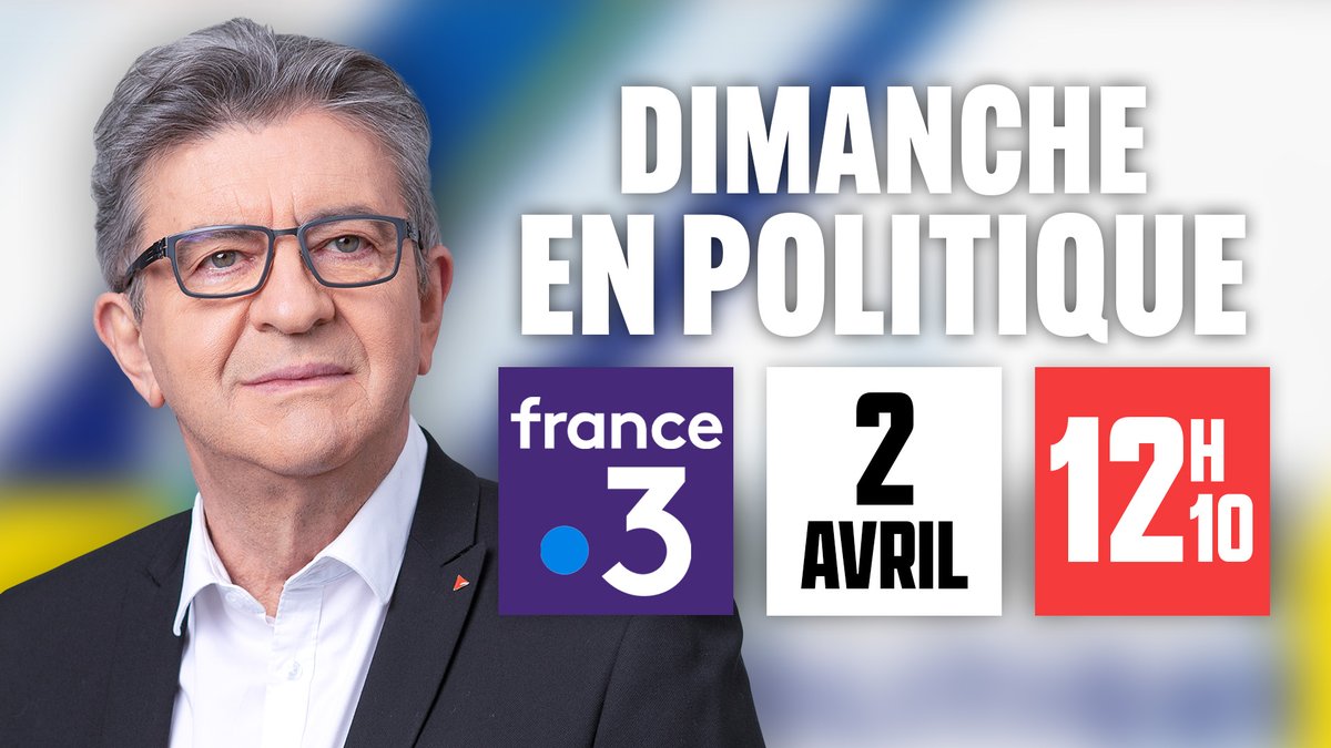 FabriceDelaune's tweet photo. Rdv à 12h10. 
@JLMelenchon dans #DimanchePol 
Est-ce qu'on parlera des mensonges de Darmanin ? Ou de Schiappa dans Play-boy ? https://t.co/2dYFbr1wzu