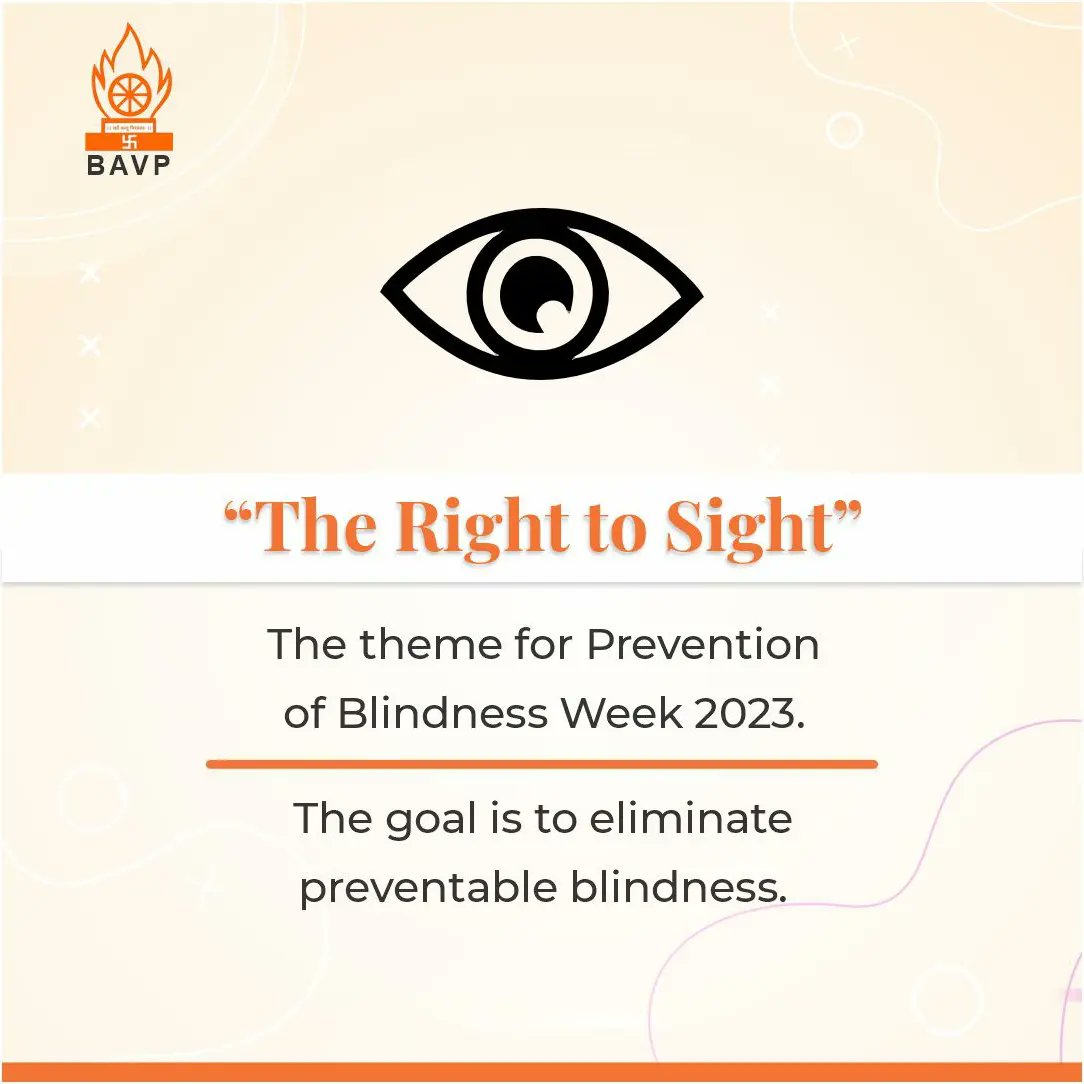 bavp_updates's tweet photo. India has the maximum number of blind people in the world. As a country, we must strive to change this statistic. Here are some tips for preventing blindness.
#Prevention #blindnessWeek #facts #CareOfEyes #treatment #healthcare #community #selfcare https://t.co/UlID4kXcZ4