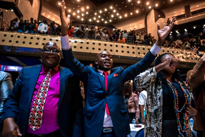 PacheduZW's tweet photo. We call on the CCC MPs in Parliament to act on Emmerson Mnangagwa by bringing in a motion to impeach him.

He has violated the constitution via Delimitation and importantly enabling the looting of our resources.

Zimbabwe is looking on you to act and not only issue statements. https://t.co/CKDyfJ3QoY