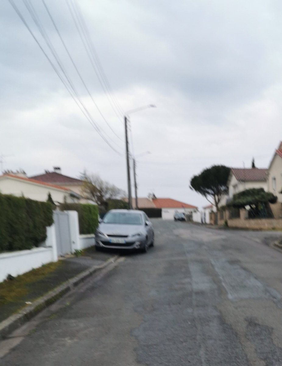Deux #GCUM à #Niort et en fait trois infractions en tout : deux stationnements sur le trottoir, mais quelle est la dernière ?