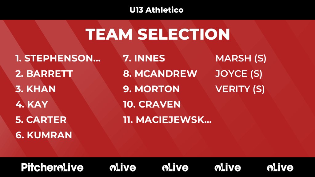 Today's U13 Athletico team selection #Pitchero bingleyfootball.co.uk/teams/159567/m…