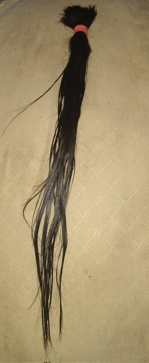 Just cut off 18' of my hair so does anyone know of a place to donate it? I will not donate it to anyone who charges the child for it! They must do it for free 
#CancerHair
