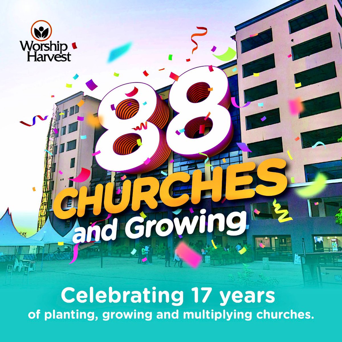 worship_harvest's tweet photo. Celebrating 17 years of planting, growing and multiplying churches.
#WorshipHarvestAt17
#WHEntebbe
#Uprising
#WorshipHarvest
#YearOfFruitfulness https://t.co/5jhI63XwD4