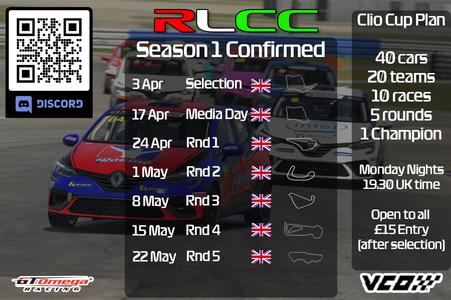 Lurchasgaming's tweet photo. 🇪🇸Interesados en una liga con el Renault Clio y un grupo maravilloso de conductores?
🇬🇧Interested in a new league with the Renault Clio and an amazing group of drivers?

Sign in!
https://t.co/ALYsHZbZly https://t.co/UUEnXE06Cg