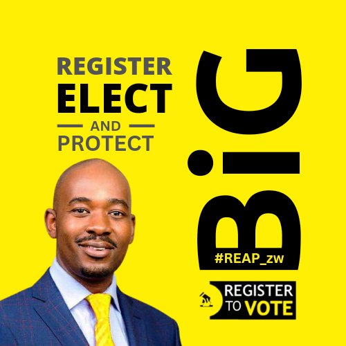 FungaiChiposi's tweet photo. Time to ELECT.
On the 5th of April 2023, in every Ward across Zimbabwe, citizens shall gather to nominate CCC candidates for public office as follows;
1. President
2. Senator 
3. Member of Parliament 
4. Women's Outa
5. Youth Quota
6. Provincial Council
7. Councillor https://t.co/a73PPF3sNT