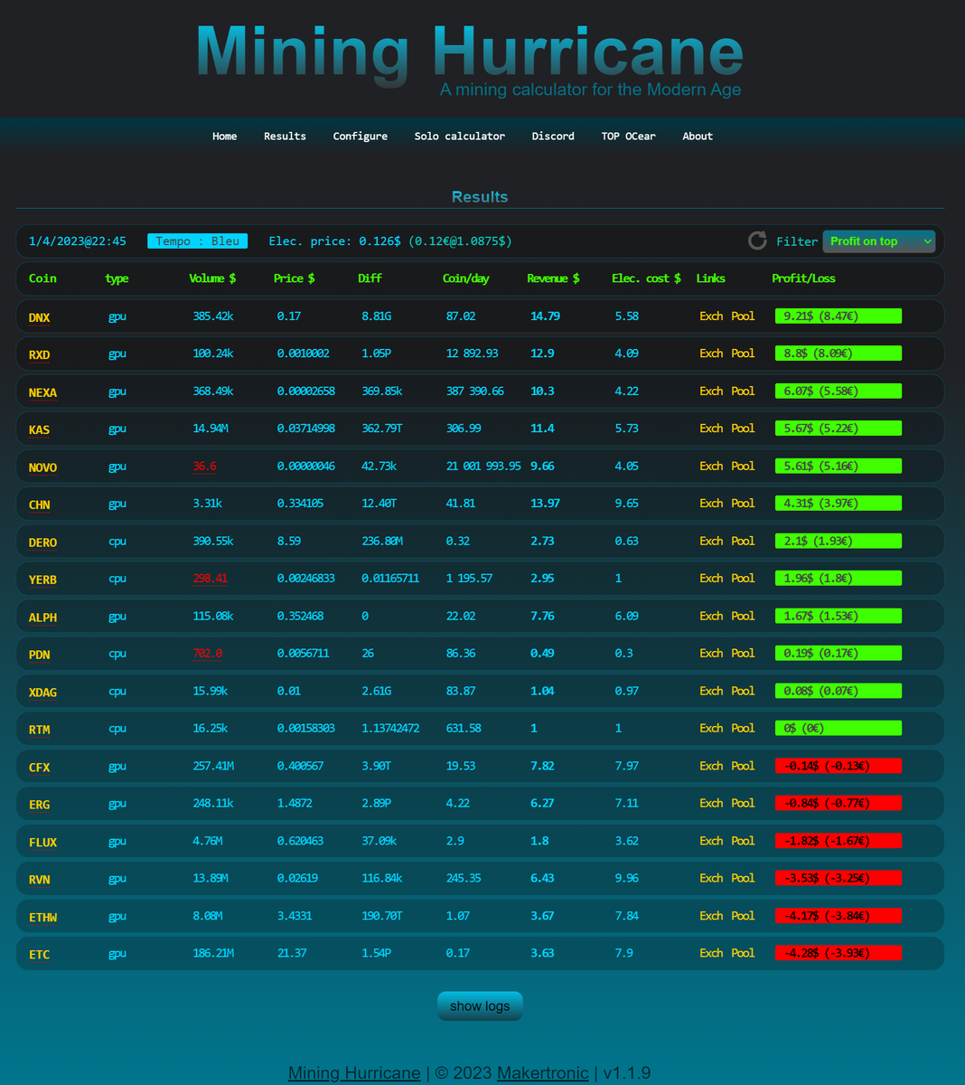 makertronicYT's tweet photo. Bonjour les amis, voici a la rentabilité du jour sur ma ferme de #Mining. Ca fait plaisir à voir.
#Crypto #cryptocurrency https://t.co/WGHw83cfHN