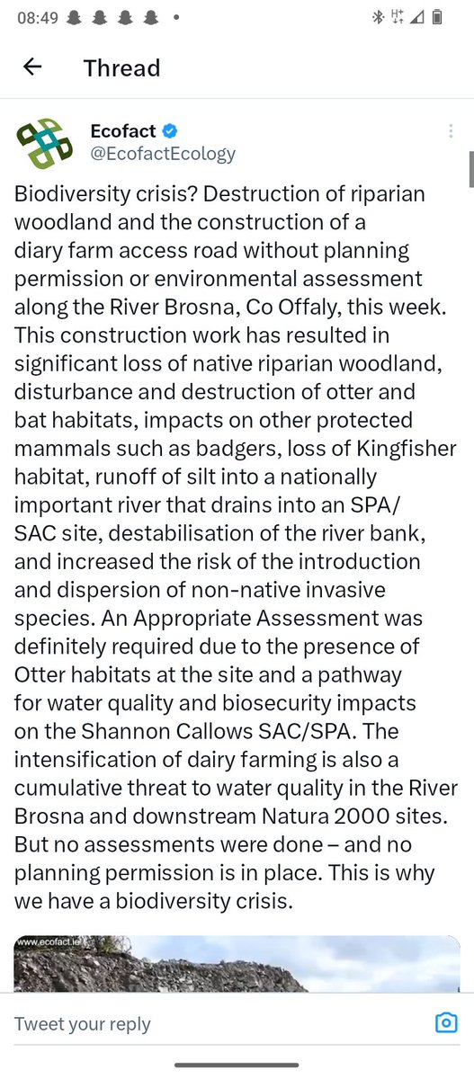 And incase you just waking up and wondering what I'm talking about this is the original tweet by so called @ecofactecology. It has been deleted now but It just shows the poison that has seeped into the env sec to pass blame to dairy for everything. #ecofake