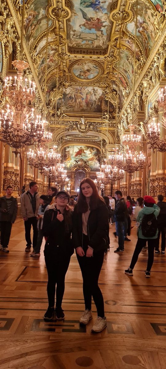 WKGS_Theatre's tweet image. The Palais Garnier is very beautiful 😍  #palaisgarnier #Paris #dramatrip @WestKirbyGS @WKGS_Theatre
