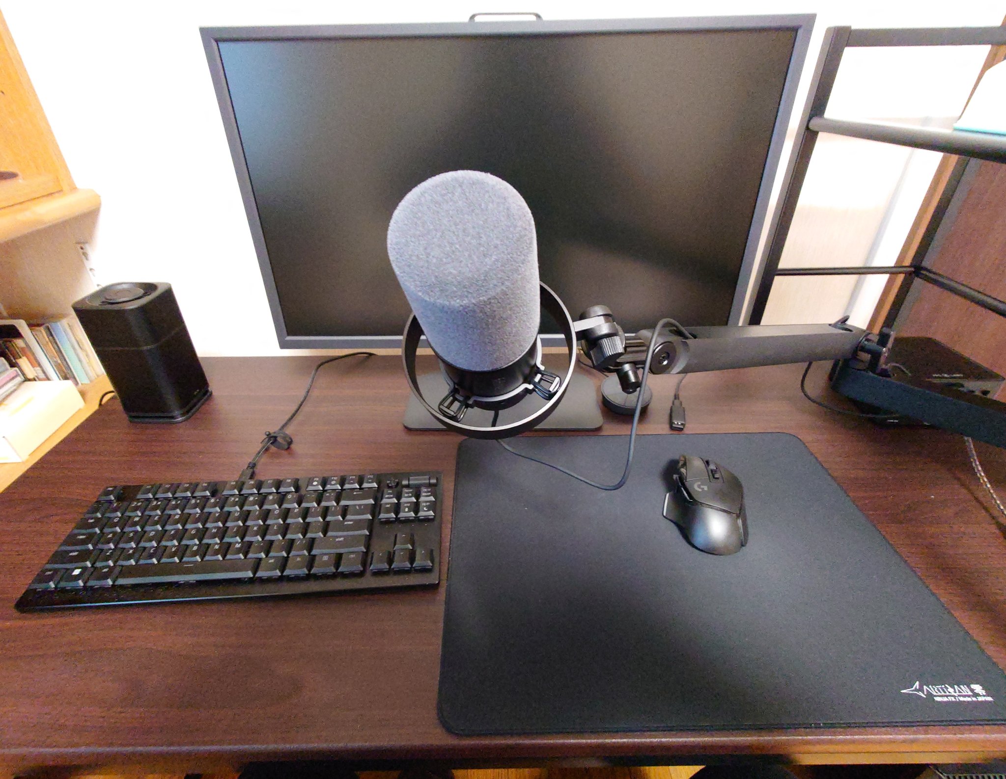 因幡てる on Twitter "(∩´∀`)∩ﾜｰｲ DAC&：JDS Labs Atomペア マイクアーム：Elgato Wave