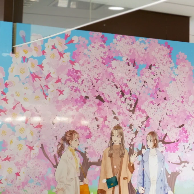 miya  さんの東京駅の春フェアへ。晴れ晴れとした華やかな空間でした 