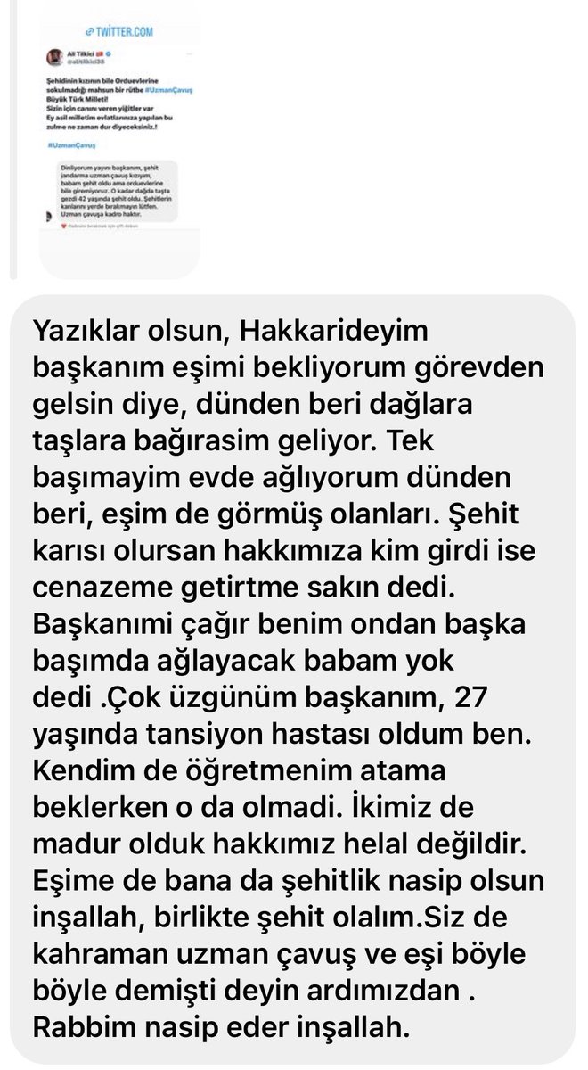 Yurdun en ücra köşelerinden binlerce haykırış
Kadronun verilmediği gibi meslekten atılmanın daha basitleştirildiği maddelerin sokuşturulduğu tasarı
Üstlere ballı kaymak yeni tazminatlar
#UzmanÇavuş u nasıl daha basit atarım maddeleri
Biz Yapılanları hiç unutmadık
Bunuda