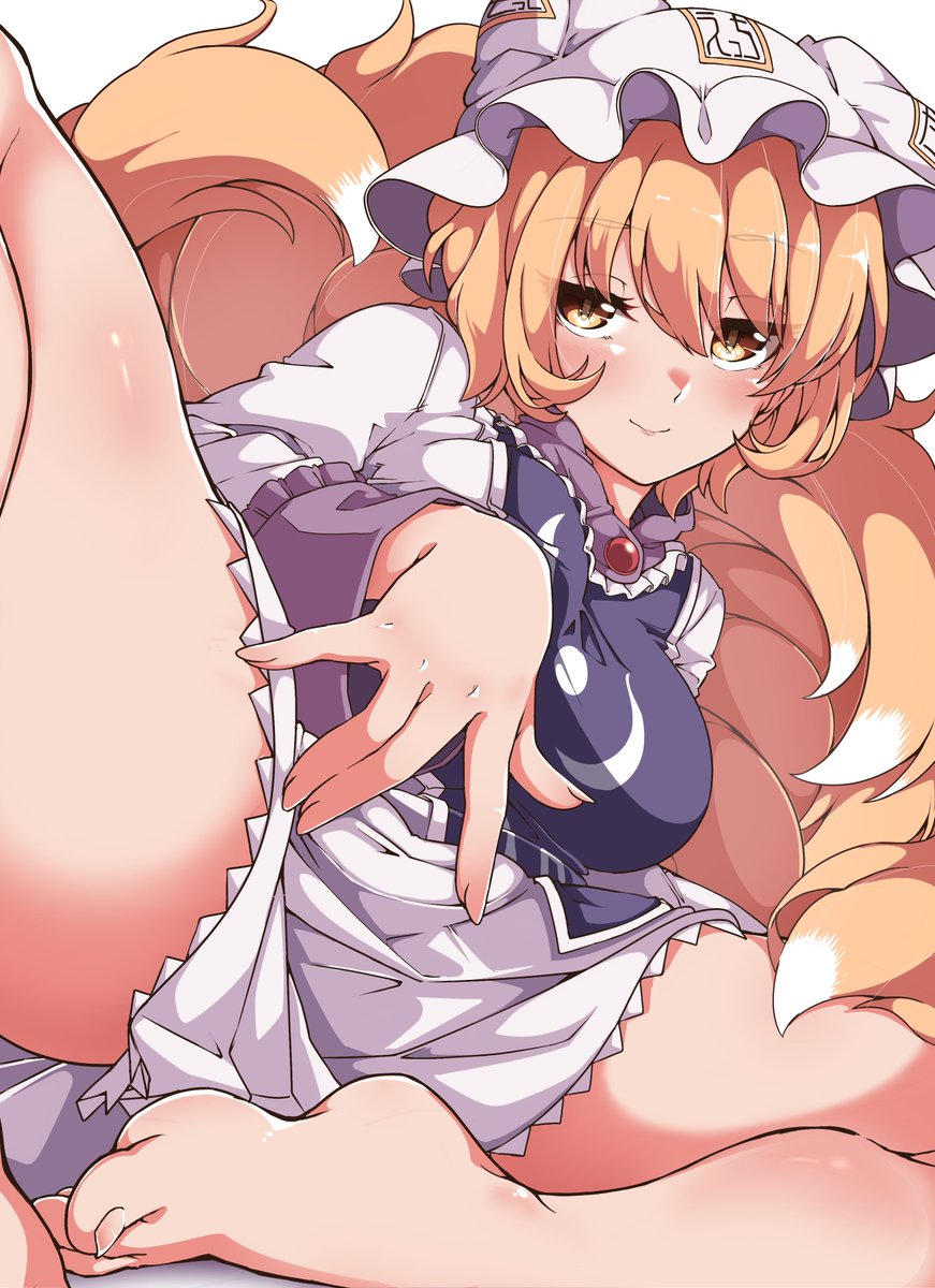 八雲藍 「お誘い藍様#東方Project #八雲藍 」|ごくうのイラスト