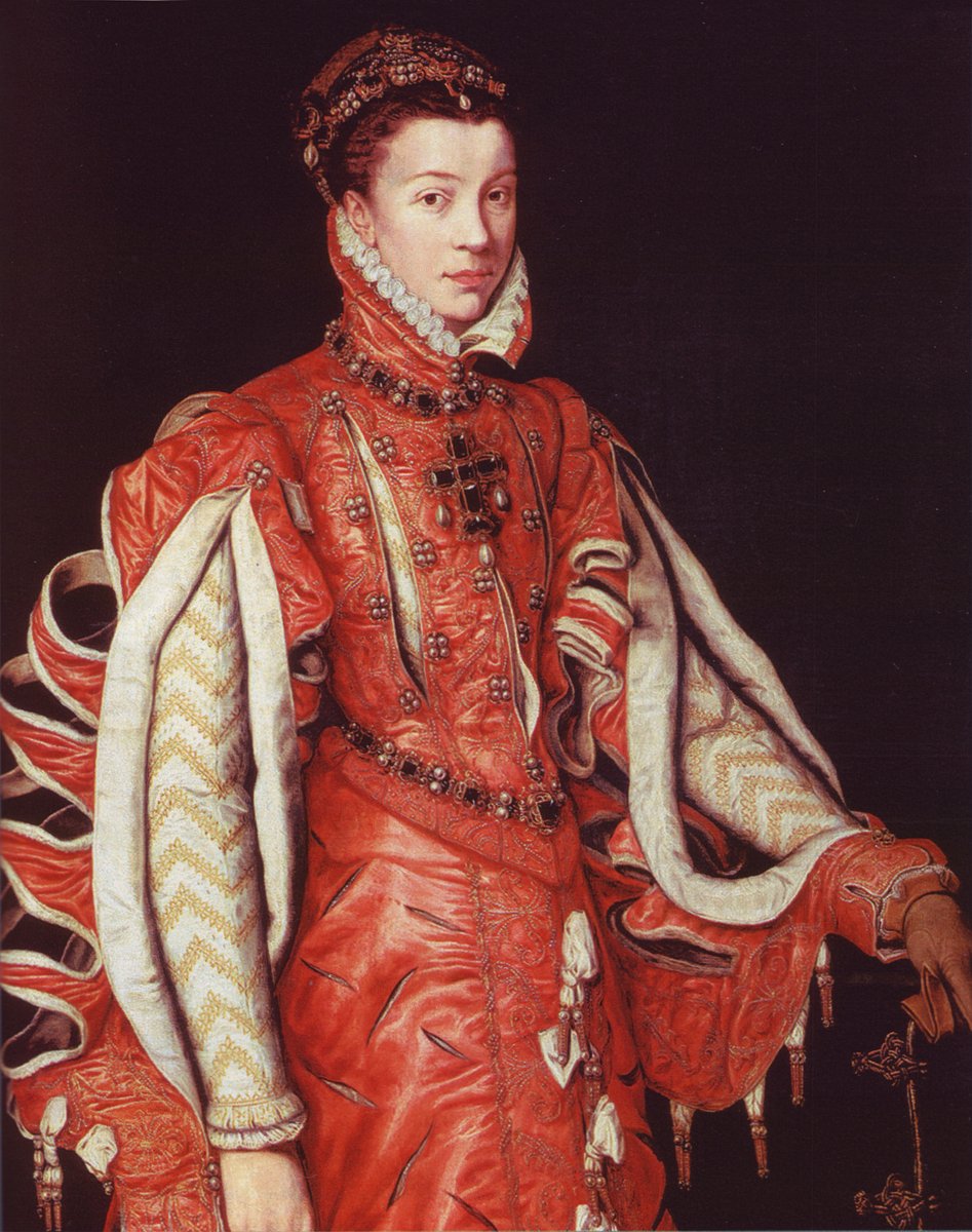 OldPortraiture's tweet photo. Born #OnThisDay in 1545: #ElisabethofFrance (1545-68), Queen of Spain as 3rd wife of #PhilipII
Portrait by #AntonisMor (1519-75), 1560
#ElisabethofValois #Valois #HabsburgVárez
Fisa Collection, Madrid https://t.co/LaVVw1MYuy