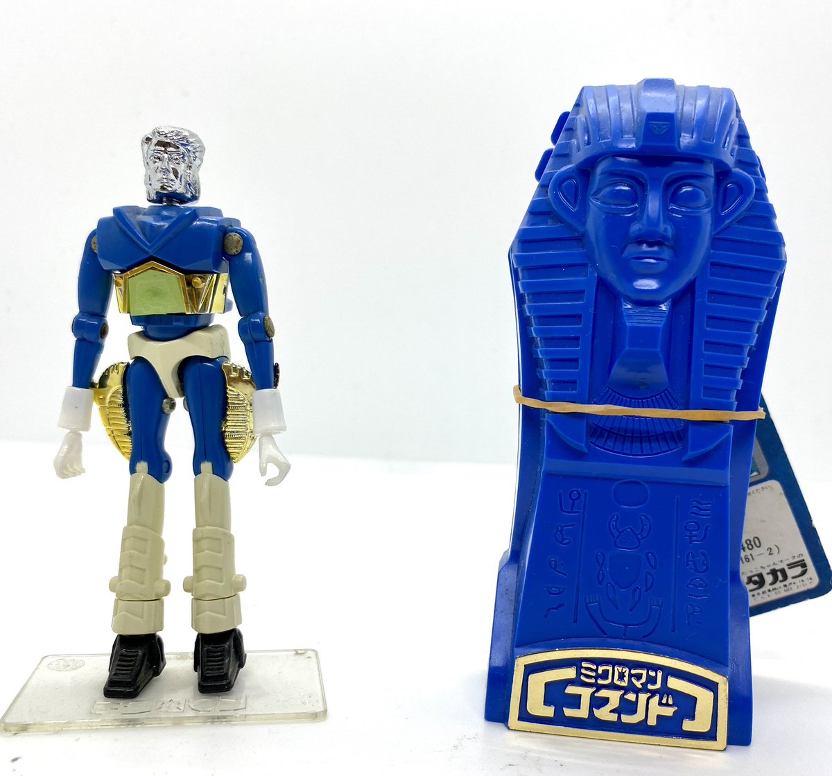 イースター島大作戦の巻」ミクロマンコマンドM161シェリフ。エジプト