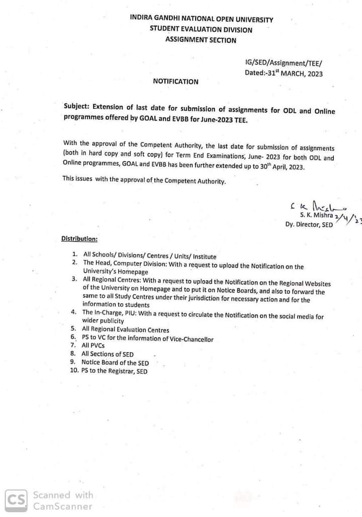MbaIgnouoficial's tweet photo. The assignment submission date has been extended until 30th April 2023.
@OfficialIGNOU 
#ignoumba https://t.co/uVKrDO64sE